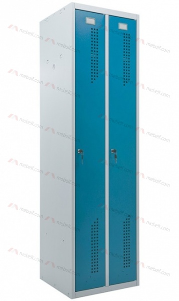 Шкаф для раздевалок ПРАКТИК Стандарт LS-K 21-530 (2 двери) фото