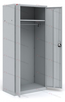 Металлический шкаф для хранения верхней одежды ШАМ-11.Р фото. Фото N2