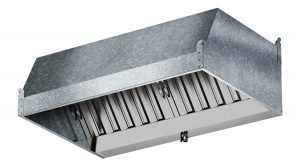 Зонт оцинкованный пристенный ЗВЦ/ЗВЦП 03 1700х1100х400 изображение Зонт оцинкованный пристенный ЗВЦ/ЗВЦП 03 1700х1100х400 фото